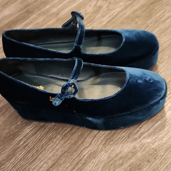 Larroude Blair Flatform Mary Janes Size 8 - Picture 8 of 11